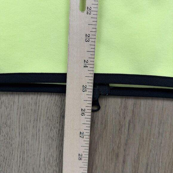 Nike Hoodie Mens Medium Neon Volt Yellow Tech Fleece Full Zip Jacket Hooded - Picture 11 of 11